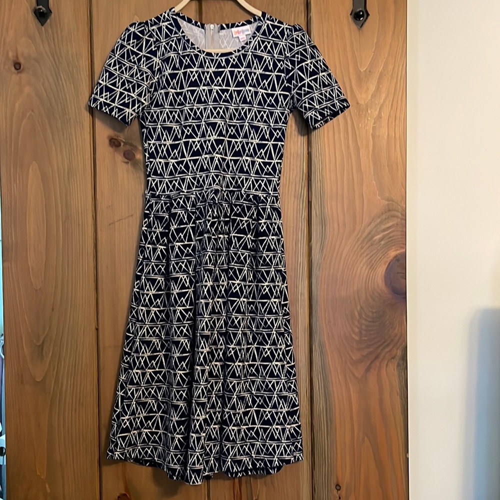 LuLaRoe zipper back dress